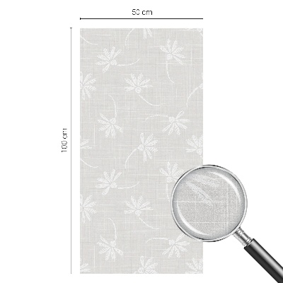 Privacy window film Floral patterns