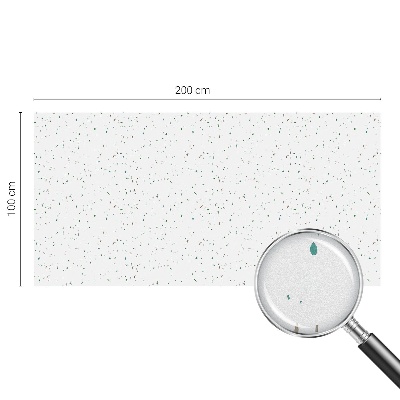 Frosted glass film stained glass effect Scattered elements