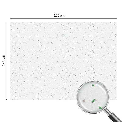 Frosted glass film stained glass effect Scattered elements