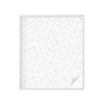 Frosted glass film stained glass effect Scattered elements