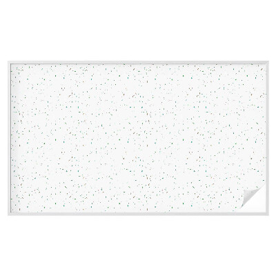 Frosted glass film stained glass effect Scattered elements