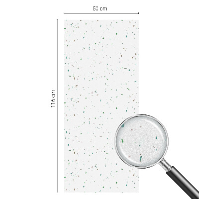 Frosted glass film stained glass effect Scattered elements