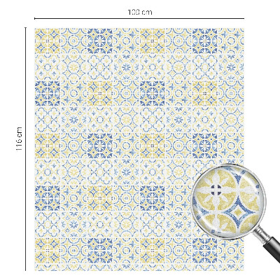 Opaque window film stained glass style Classic tiles