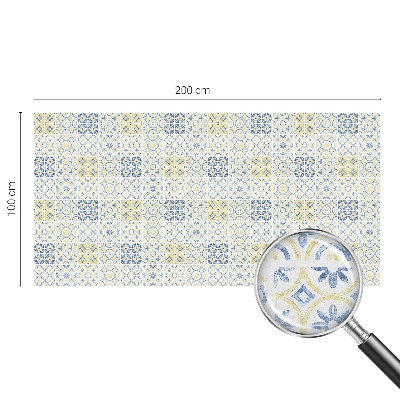 Opaque window film stained glass style Classic tiles