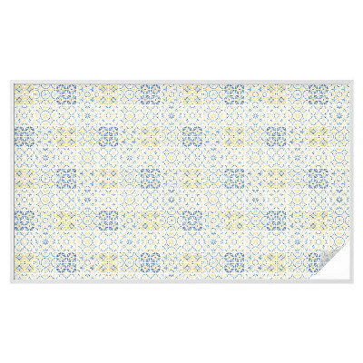 Opaque window film stained glass style Classic tiles