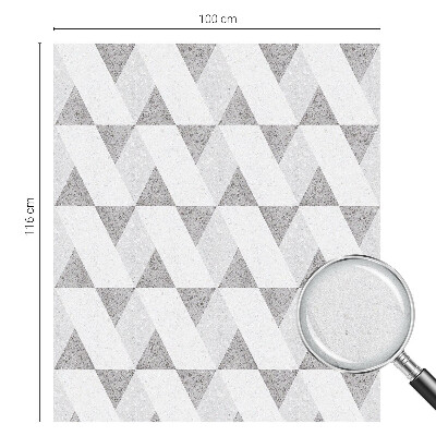 Privacy window film Gray triangles