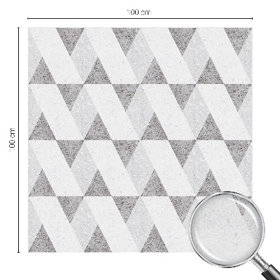 Privacy window film Gray triangles