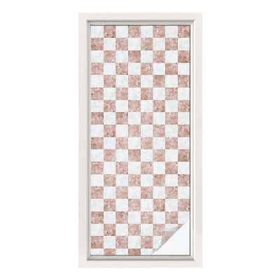 Colored window film stained glass Classic chessboard