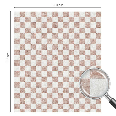 Colored window film stained glass Classic chessboard