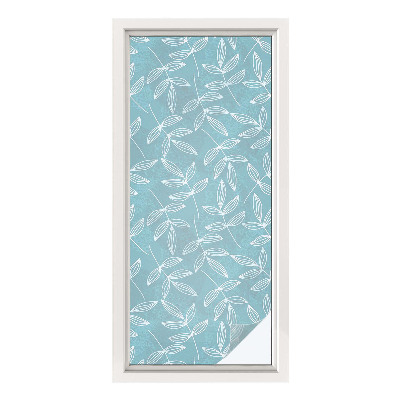 Patterned window film Leafy elegance