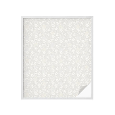 Colored window film stained glass Subtle flowers