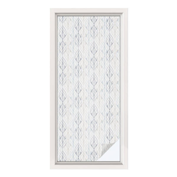 Privacy window film Leafy pattern