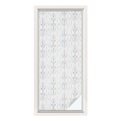 Privacy window film Leafy pattern