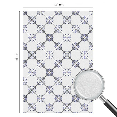 Frosted glass film stained glass effect Geometric tiles