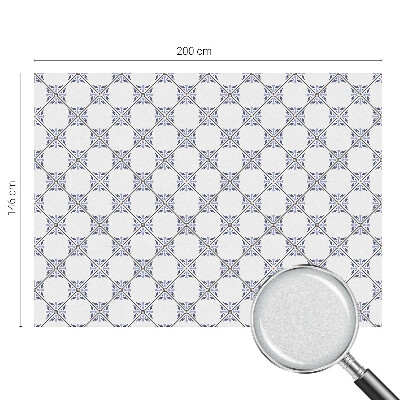 Frosted glass film stained glass effect Geometric tiles