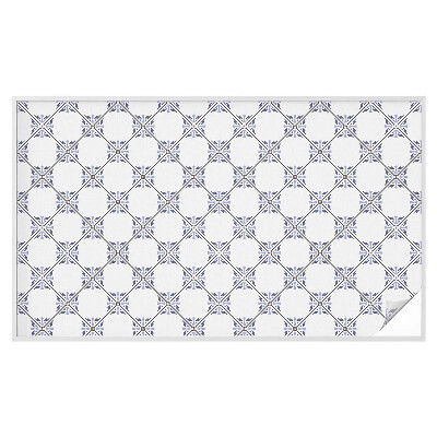 Frosted glass film stained glass effect Geometric tiles