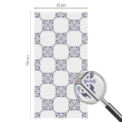 Frosted glass film stained glass effect Geometric tiles