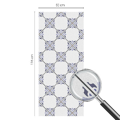 Frosted glass film stained glass effect Geometric tiles