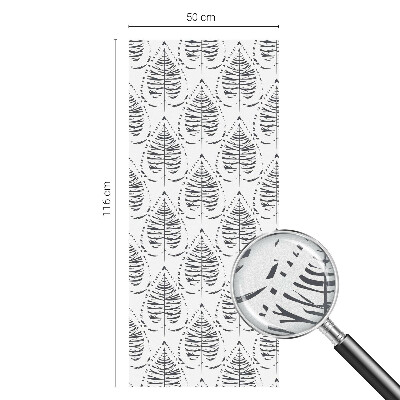 Colored window film stained glass Leafy elegance