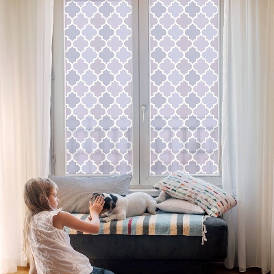 Privacy window film Geometric patterns