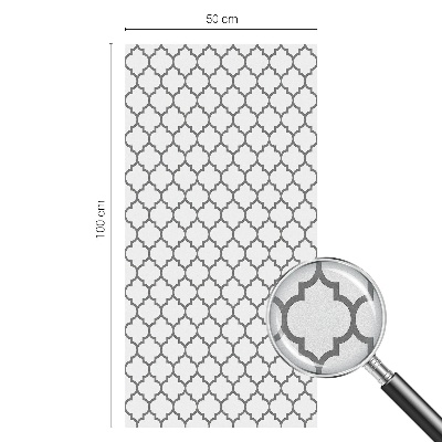 Patterned window film Geometric pattern