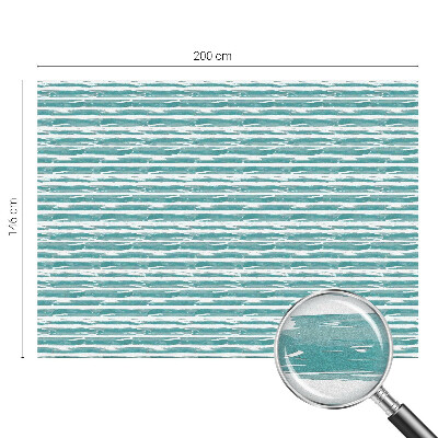 Frosted glass film stained glass effect Green stripes