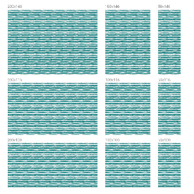 Frosted glass film stained glass effect Green stripes