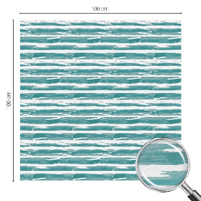 Frosted glass film stained glass effect Green stripes