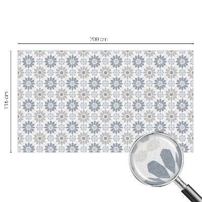 Privacy window film Floral mosaic