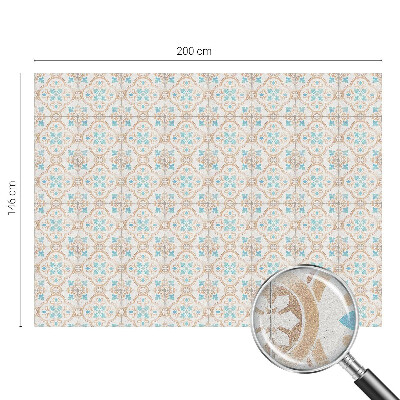 Colored window film stained glass Rustic tiles