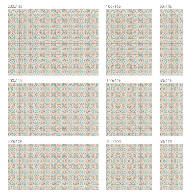 Colored window film stained glass Rustic tiles