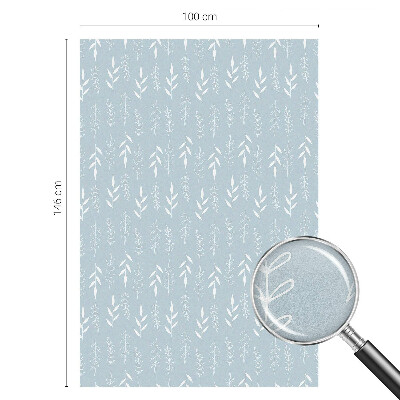 Privacy window film Plant pattern