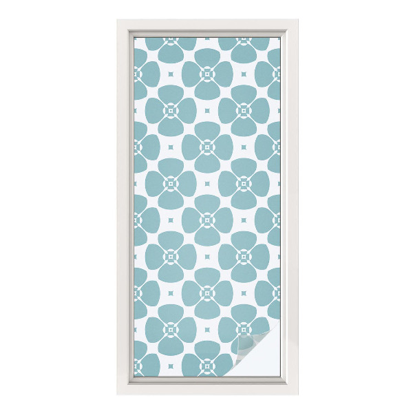 Patterned window film Floral symmetry