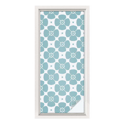 Patterned window film Floral symmetry