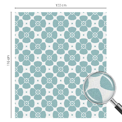 Patterned window film Floral symmetry