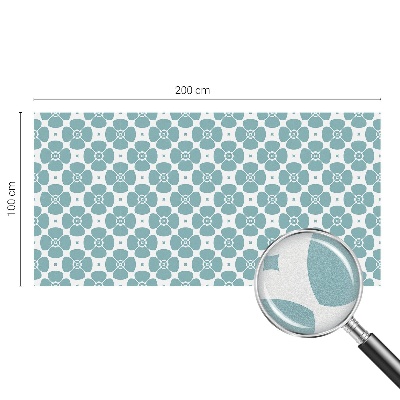 Patterned window film Floral symmetry