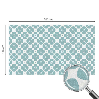 Patterned window film Floral symmetry