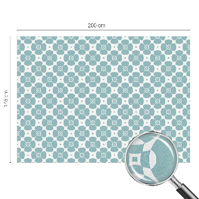 Patterned window film Floral symmetry