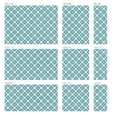 Patterned window film Floral symmetry