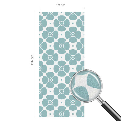 Patterned window film Floral symmetry