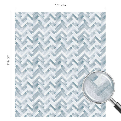 Frosted glass film stained glass effect Geometric pattern