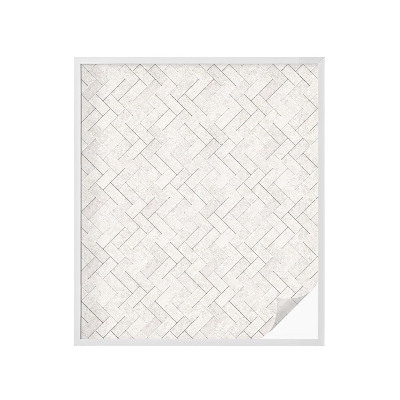 Privacy window film Herringbone motif