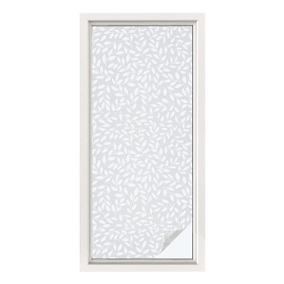 Privacy window film Leafy pattern