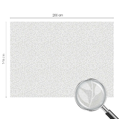 Privacy window film Leafy pattern