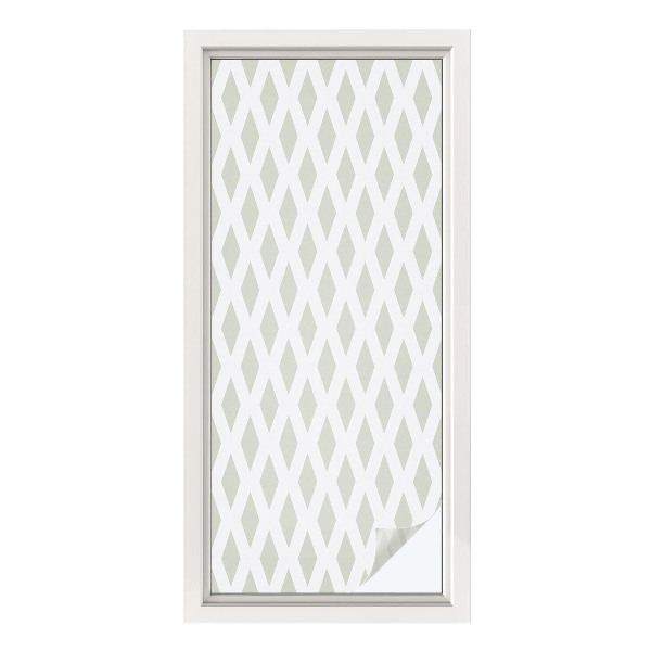 Colored window film stained glass Diamond pattern