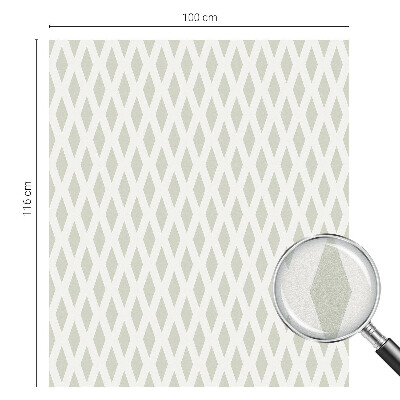 Colored window film stained glass Diamond pattern