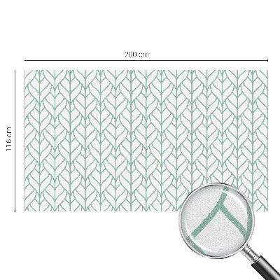 Frosted glass film stained glass effect Plant symmetry