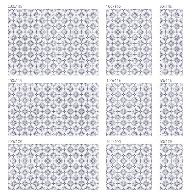 Patterned window film Floral rhombuses