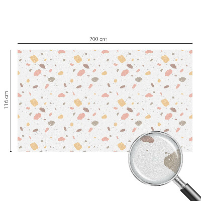 Patterned window film Abstract terrazzo