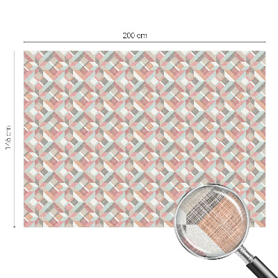 Patterned window film Geometric rhombuses